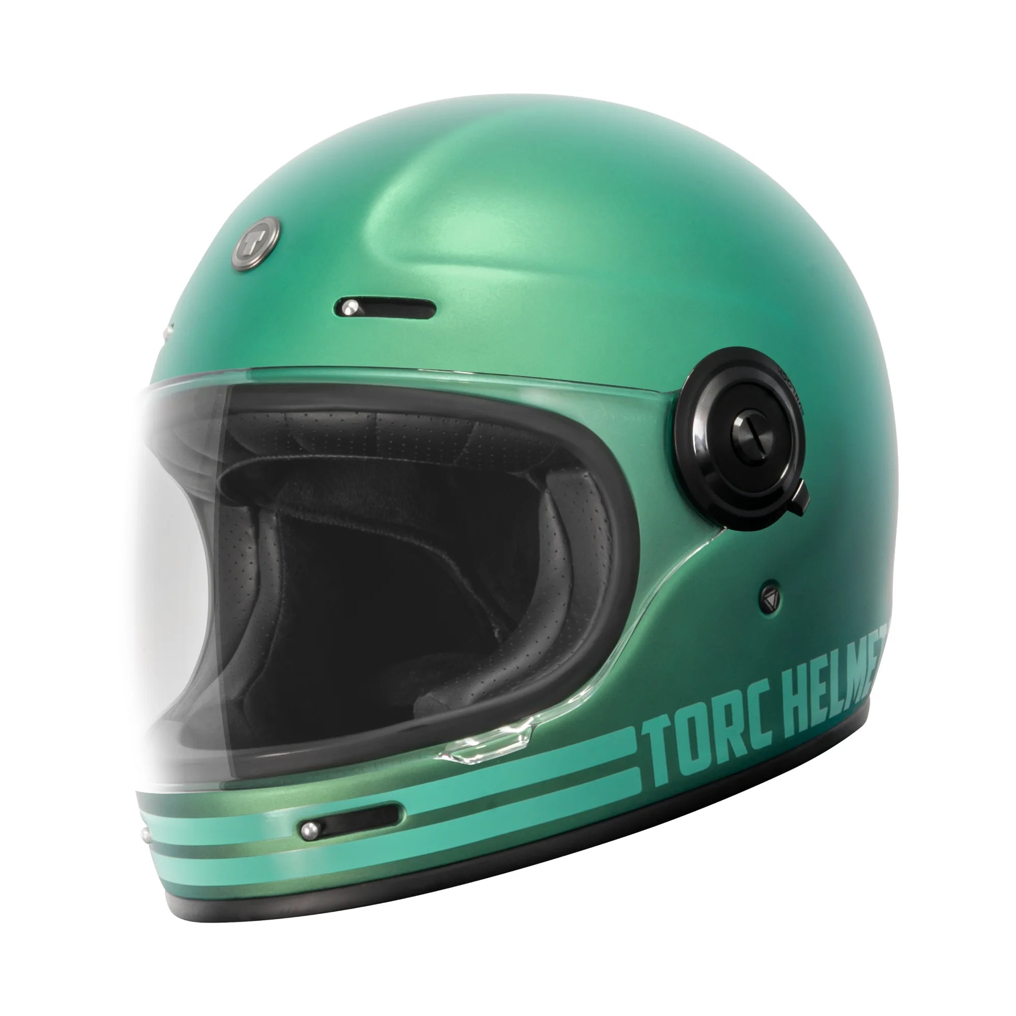 bell bullitt helmet retro blue Torc Newport Motorcycle Full Face Helmets – TORC