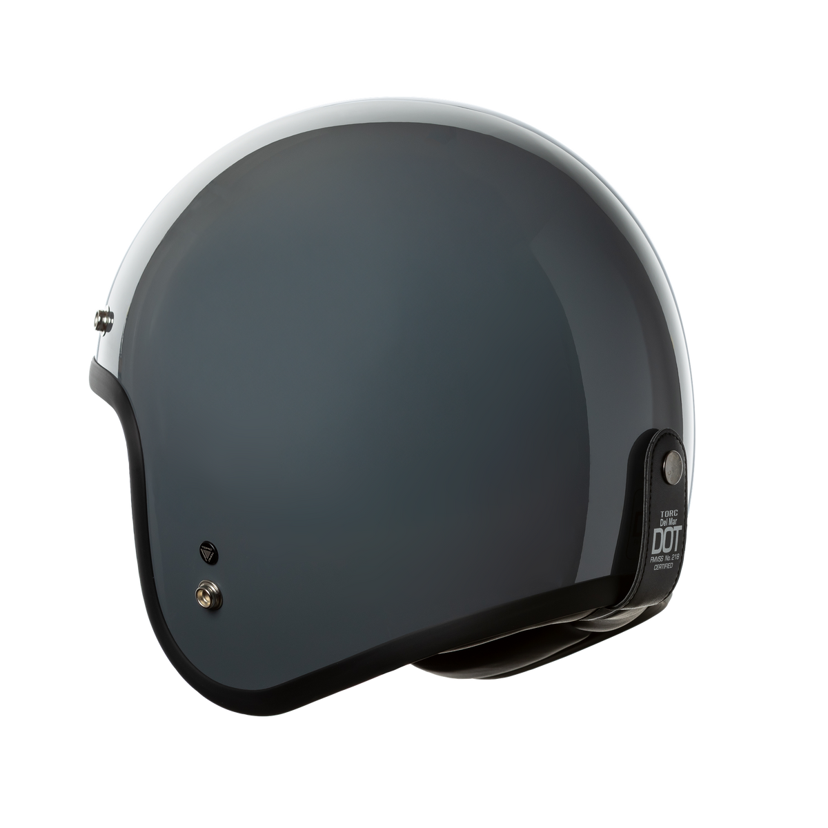 TORC T-50 3/4 Open Face Retro Helmet Nardo Grey