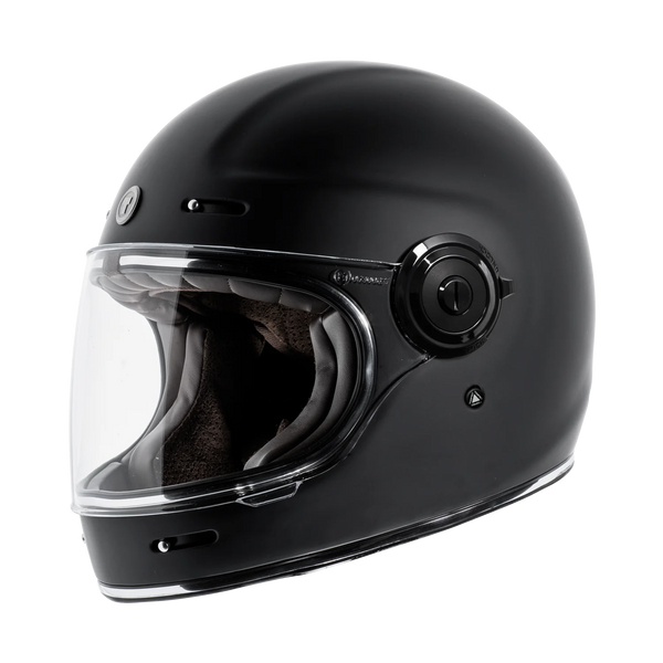 cheap retro motorcycle helmets Hand Painted Helmet | Blue Skull Pirate R Lens (Anti Torc Helmets Newport Matte Black