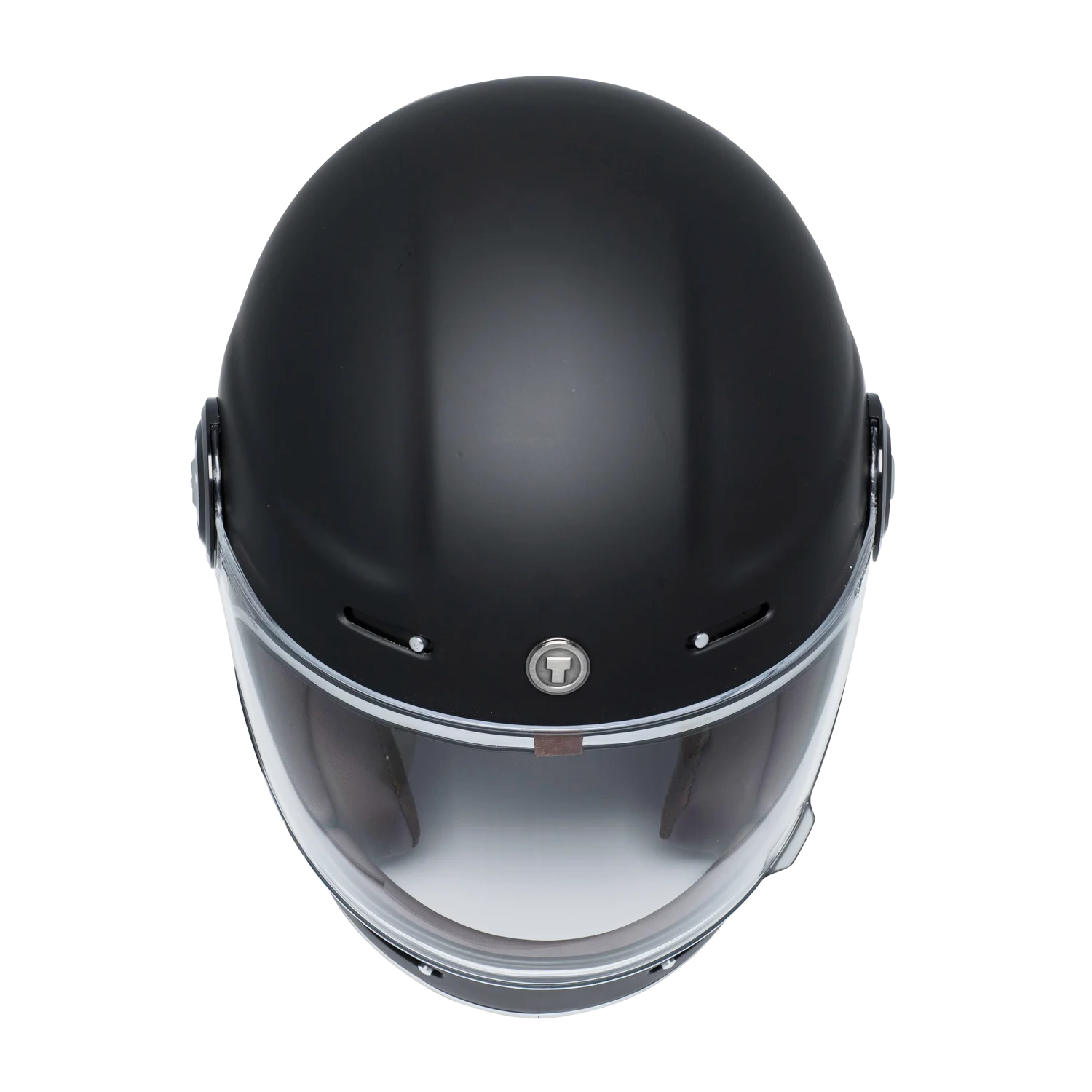 flat black xs small motorcycle helmet HAX Amatista Matte Torc Helmets Newport Matte Black