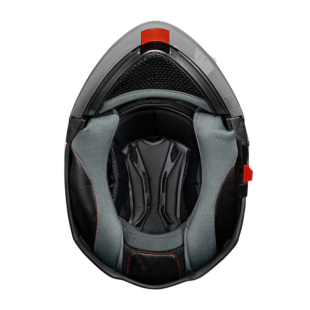 Ilm Helmet Visor Torc T14 Mako Flag Full Face Helmet (Flat Black