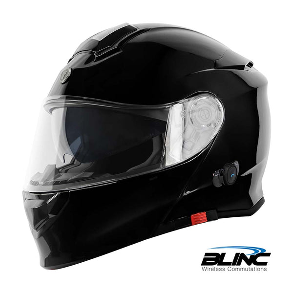 TORC T-28 Bluetooth Gloss Black Helmet