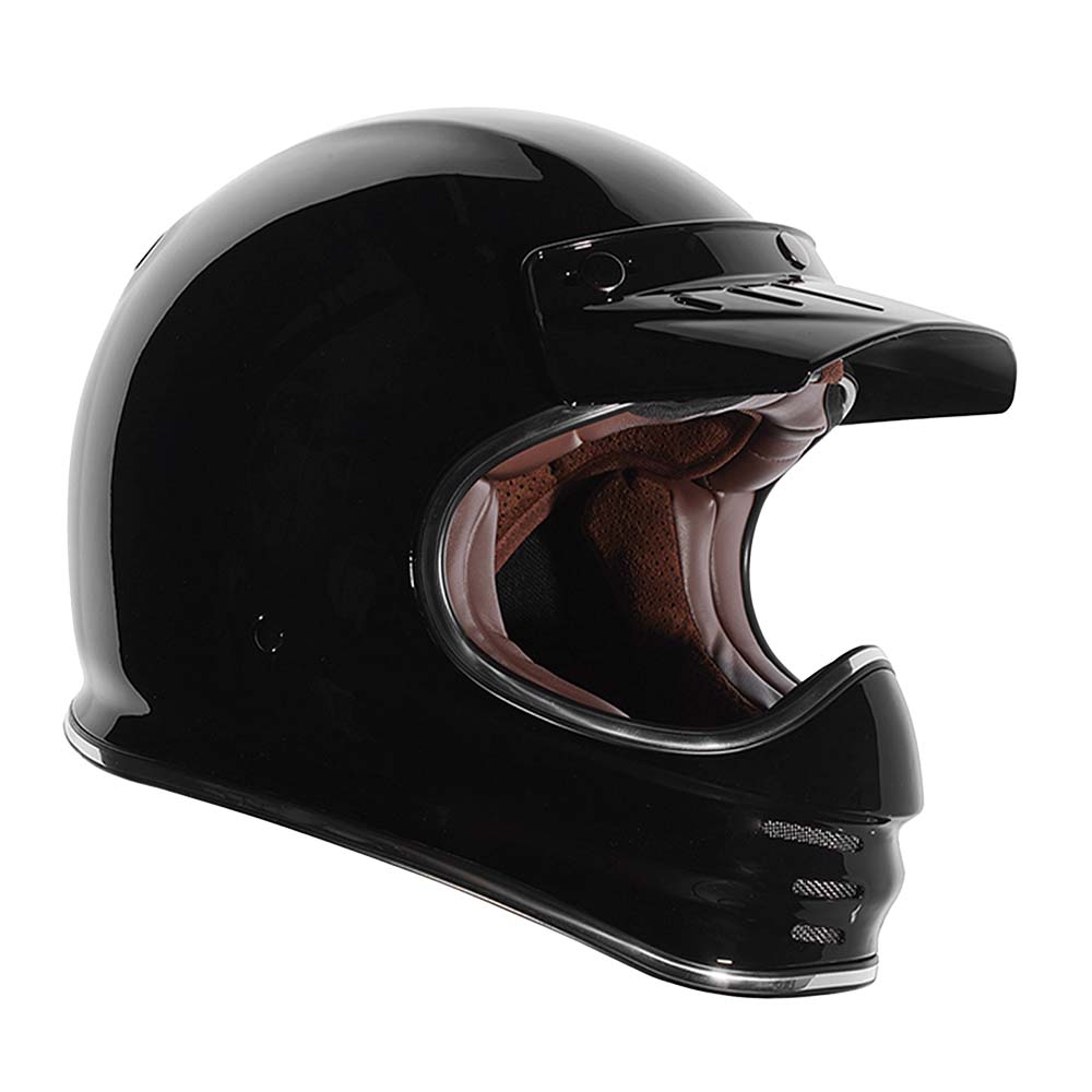 baha motorcycle helmet Baja Gloss Black