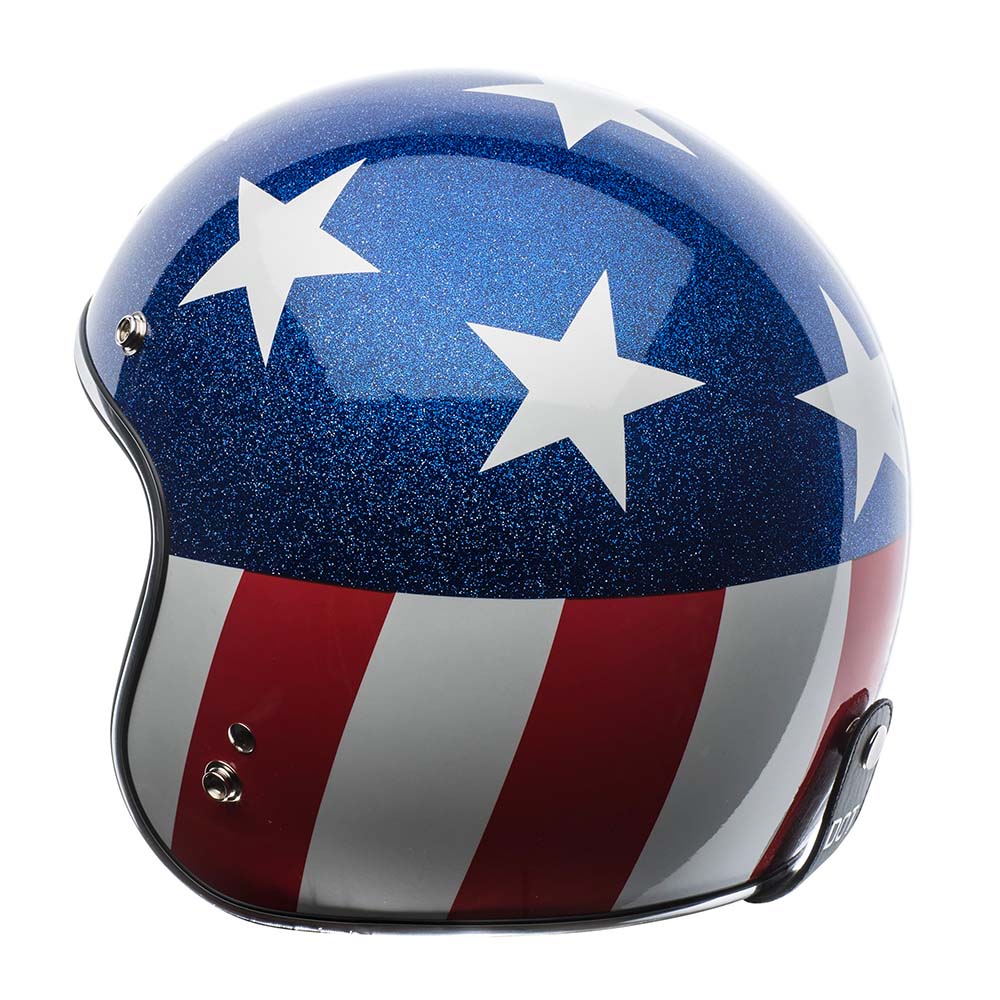 easy rider captain america motorcycle helmet Vintage 1960's Open Face America/Easy DESERT MOSS VINTAGE and clear lacquer finish YourProps