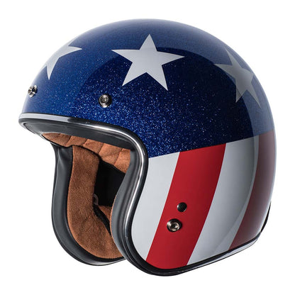 TORC T-50 3/4 Open Face Retro Helmet Captain Vegas RWB