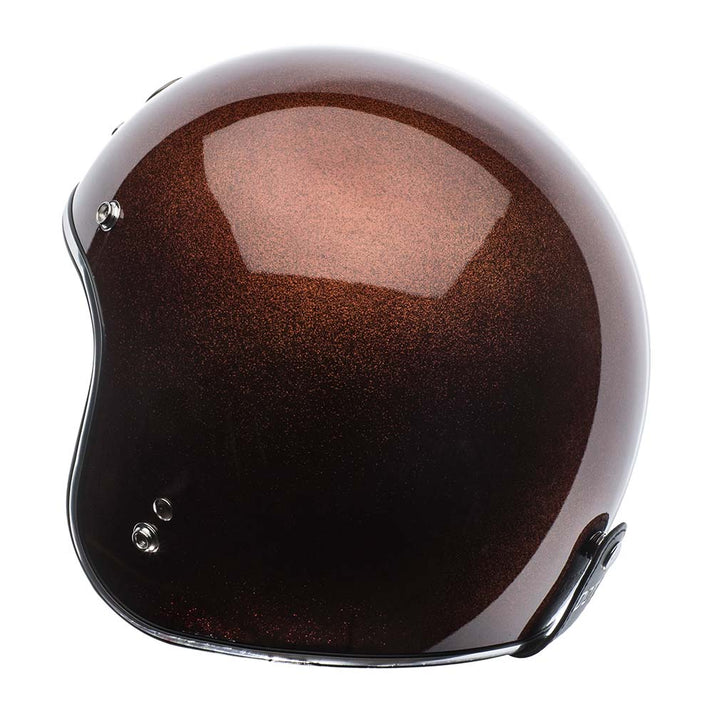 TORC T50 3/4 Open Face Retro Helmet Mega Flake Root Beer