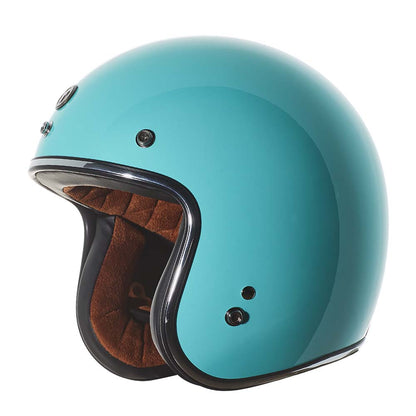 Torc T-50 Solid 3/4 Face Retro Motorcycle Helmet XXL / Tiffany Blue Torc T-50 Solid 3/4 Face Retro Motorcycle Helmet XXL / Tiffany Blue