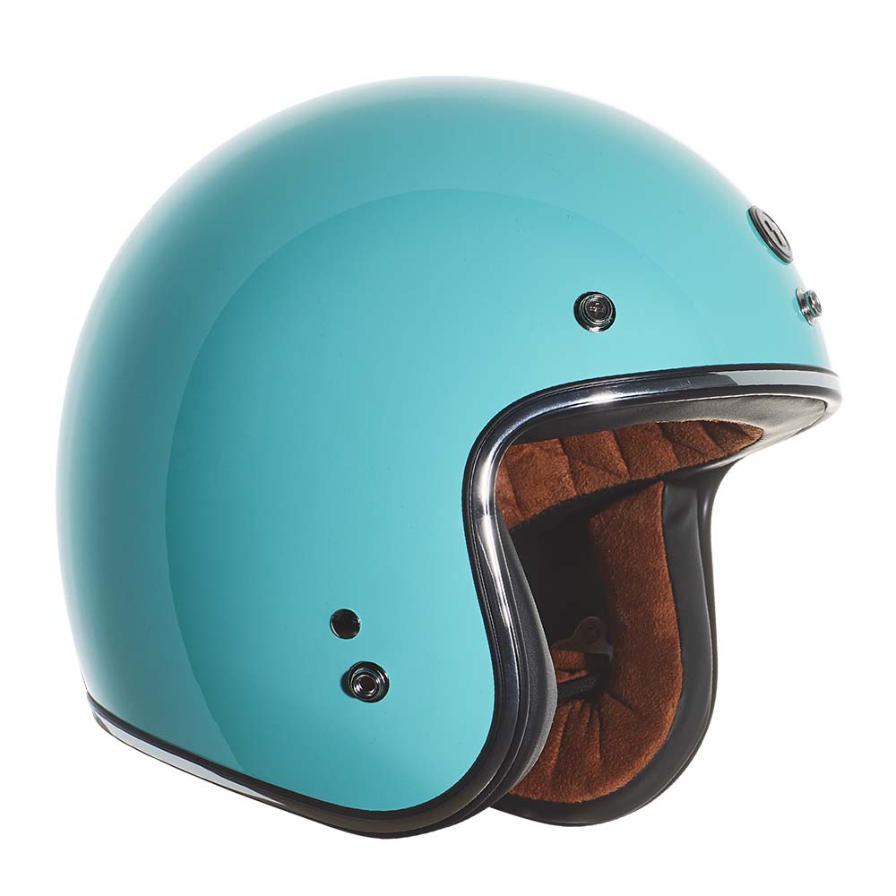 blue open face motorcycle helmet DOT Approved Daytona Cruiser Arai Helmets - Classic-V Helmet