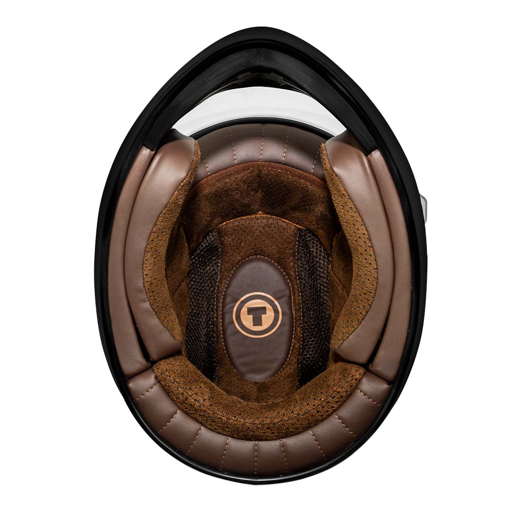 dark brown motorcycle helmet TORC T-9 Full Face Helmet